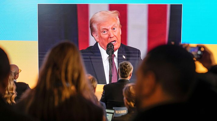 Telediario 2 - Comienza el Foro de Davos con cierta preocupación por los futuros pasos de Trump