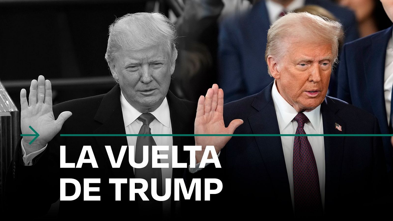 Comparamos las dos investiduras de Donald Trump como presidente de EE.UU. - Modo Digital | Ver