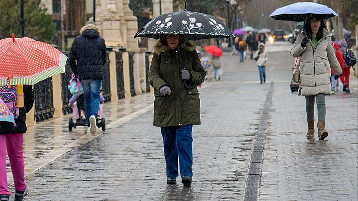 Precipitaciones generalizadas en la Península este martes