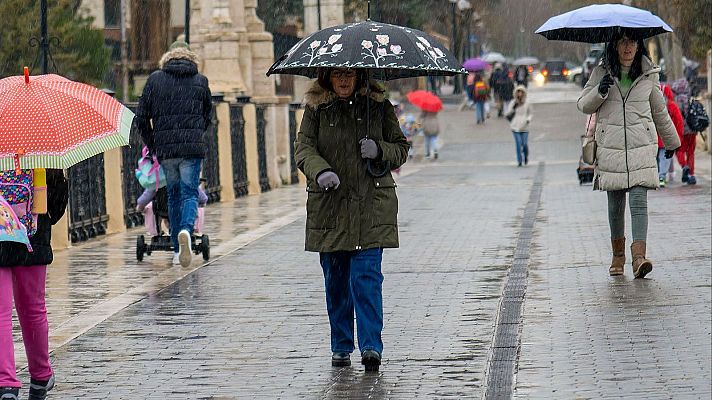 El tiempo - Precipitaciones generalizadas en la Península este martes