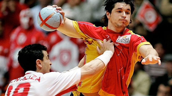 Mundiales de Balonmano - Mundial de balonmano Túnez 2005: Semifinal Túnez - España