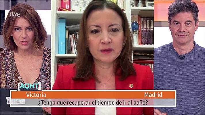 Aquí hay trabajo - Tiempo para ir al baño en el trabajo