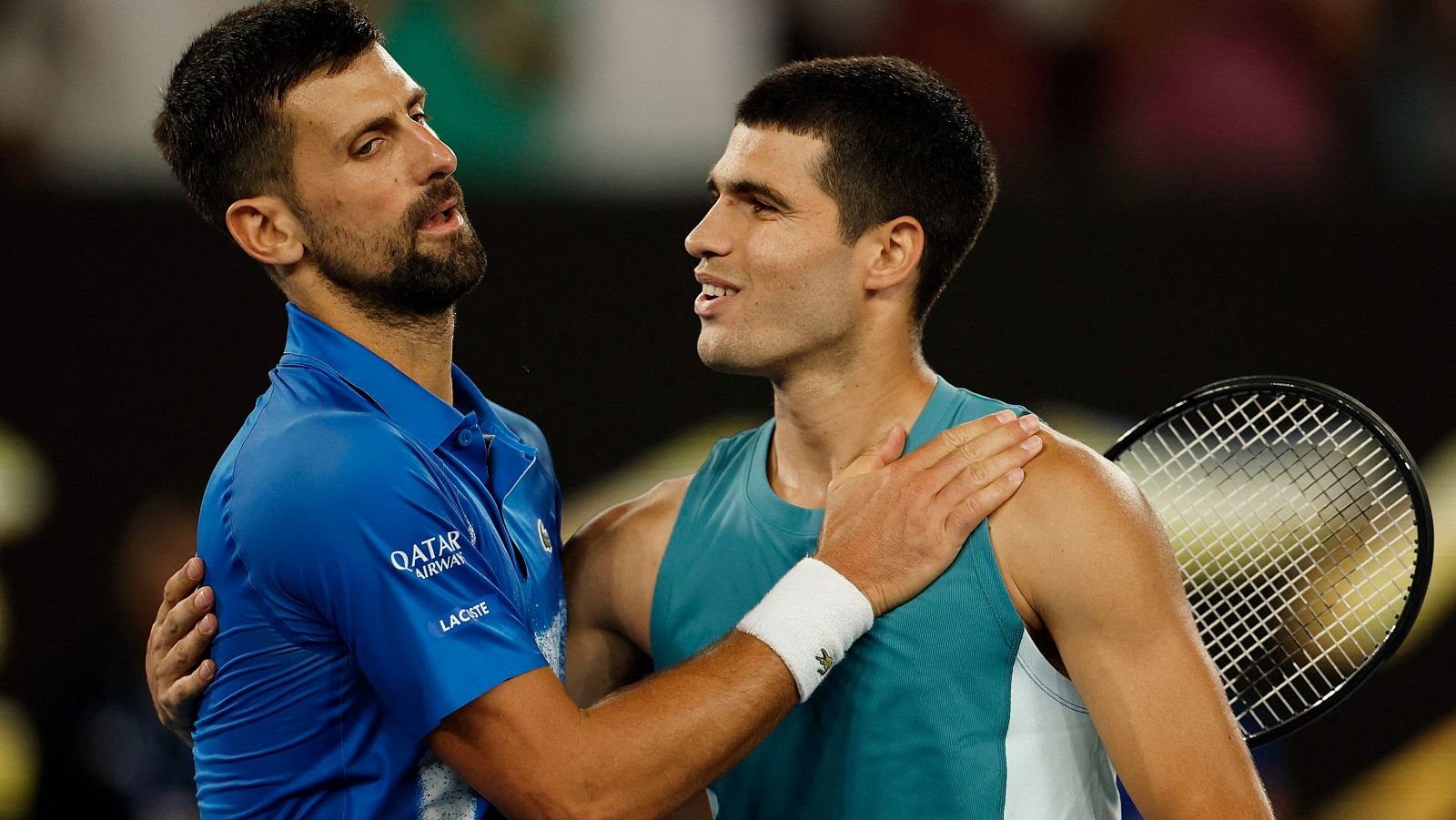 Carlos Alcaraz pierde con Djokovic en los cuartos Australia