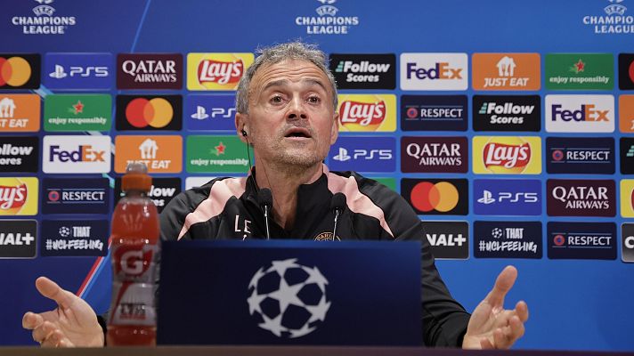 Luis Enrique se acuerda de Guardiola en la previa del PSG - Manchester City