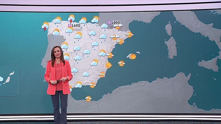 El tiempo - Intervalos de viento fuerte del suroeste en litorales del oeste de Galicia, golfo de Cádiz y Canarias