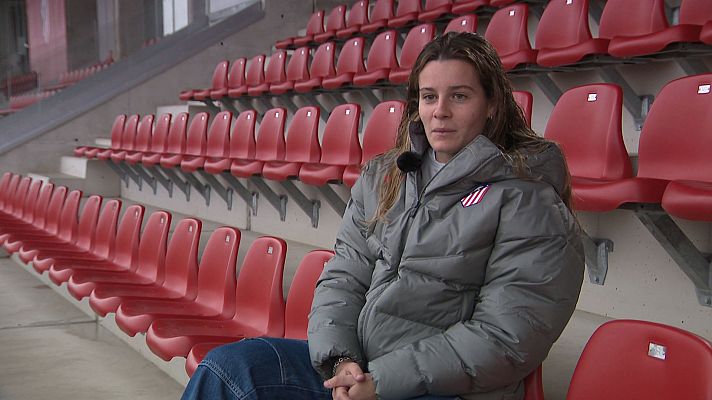 Rosa Otermín: "Estoy muy contenta de volver a casa, siempre voy a defender el escudo del Atlético de Madrid"