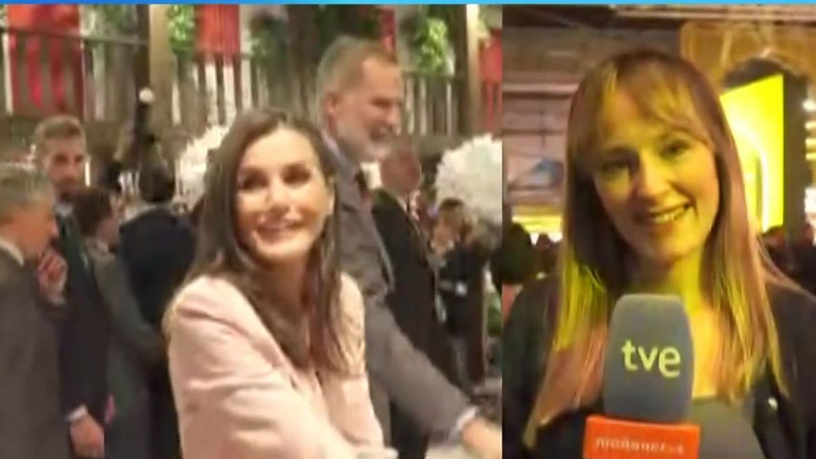 El gesto de la reina Letizia con una reportera de RTVE embarazada - Mañaneros 360 | Ver