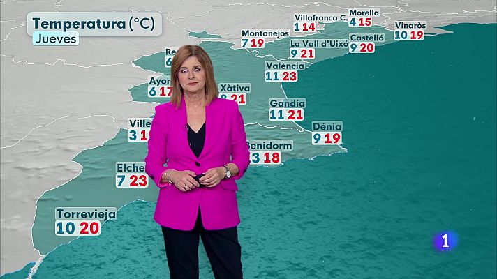 L'informatiu - Comunitat Valenciana - El tiempo en la Comunitat Valenciana 22/01/25