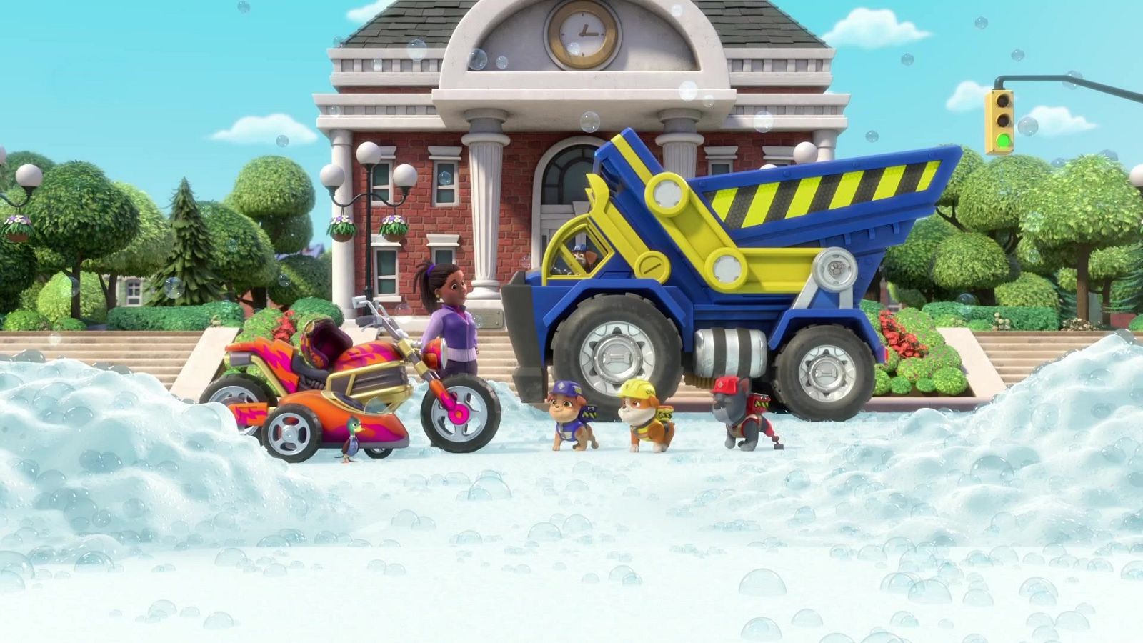 El equipo arregla la invasión de burbujas - Equipo Rubble | Ver