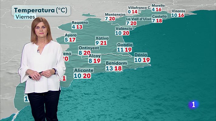L'informatiu - Comunitat Valenciana - El tiempo en la Comunitat Valenciana - 23/01/2025