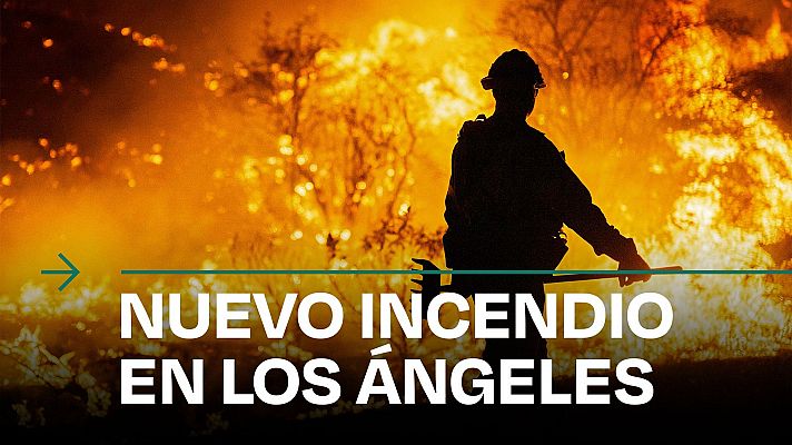 Un nuevo incendio forestal amenaza Los Ángeles y obliga a evacuar a 31.000 personas