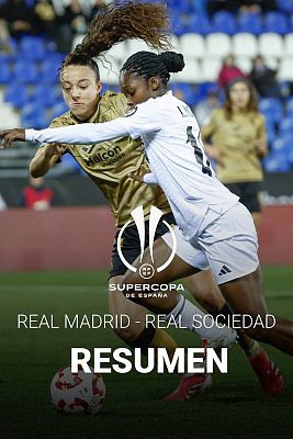 Supercopa de España femenina: Real Madrid - Real Sociedad. Resumen de la semifinal