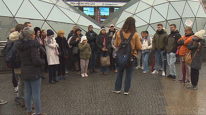 Telediario 2 - El auge de los 'free tours' en España