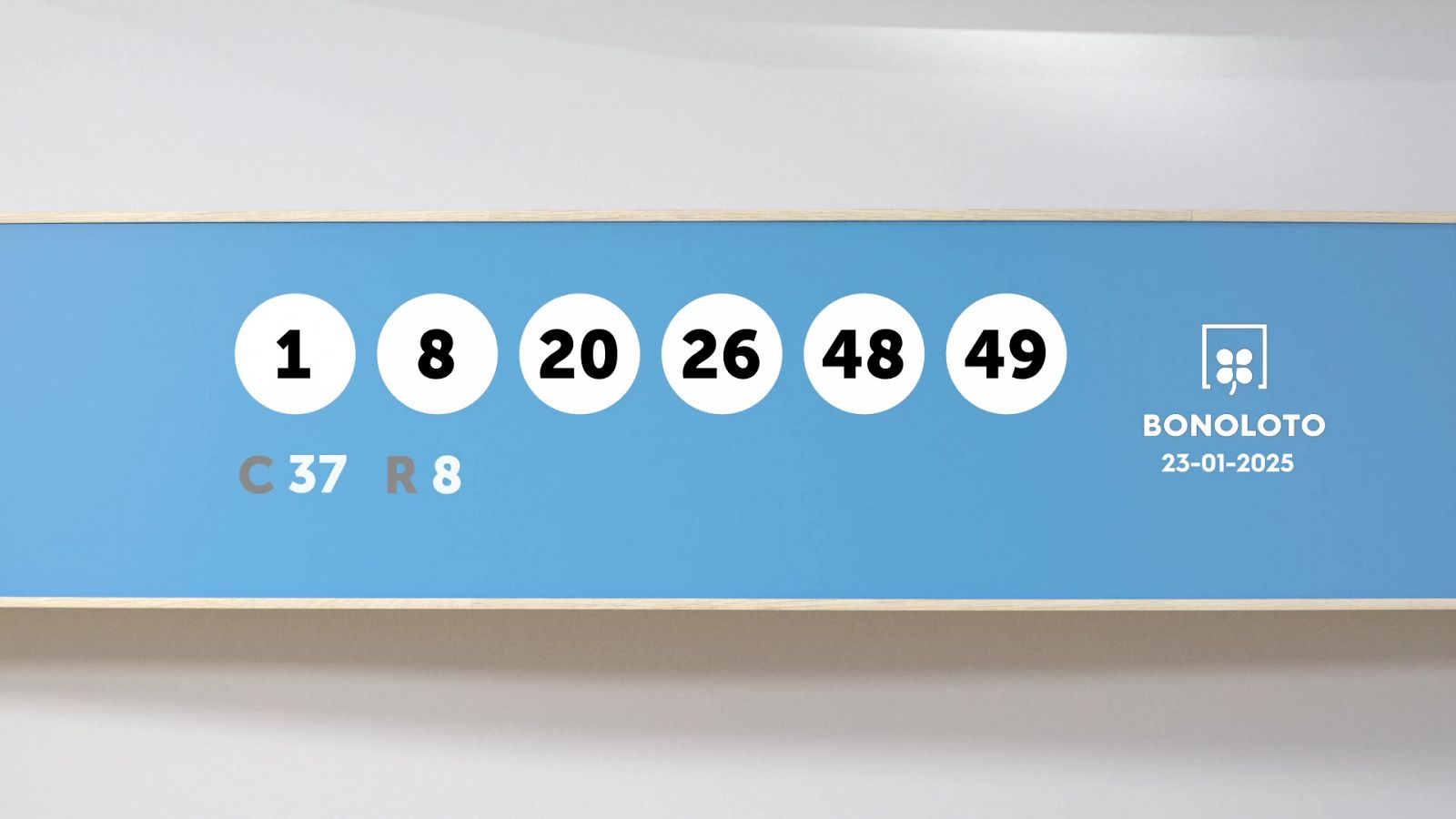 Sorteo de la Lotería Bonoloto del 23/01/2025 - Ver ahora