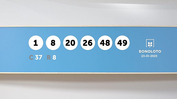 SELAE - Sorteo de la Lotería Bonoloto del 23/01/2025