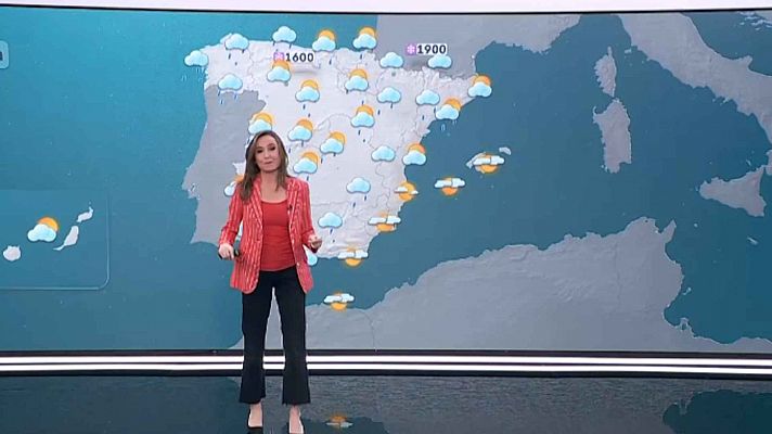 El tiempo - Intervalos de viento fuerte en litorales de Galicia, cumbres de la Cantábrica y oeste de Canarias