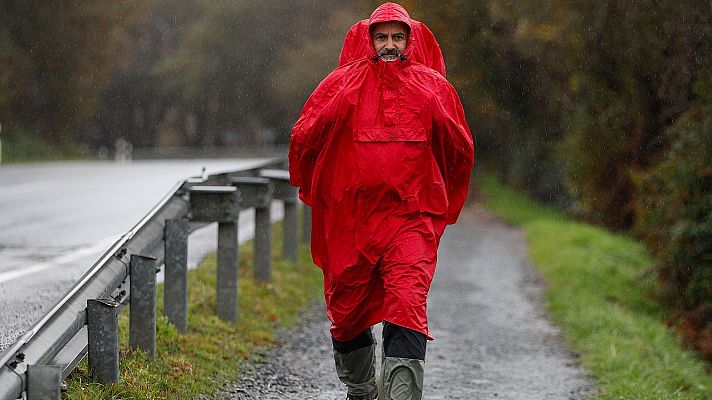 La lluvia persiste en Galicia este viernes