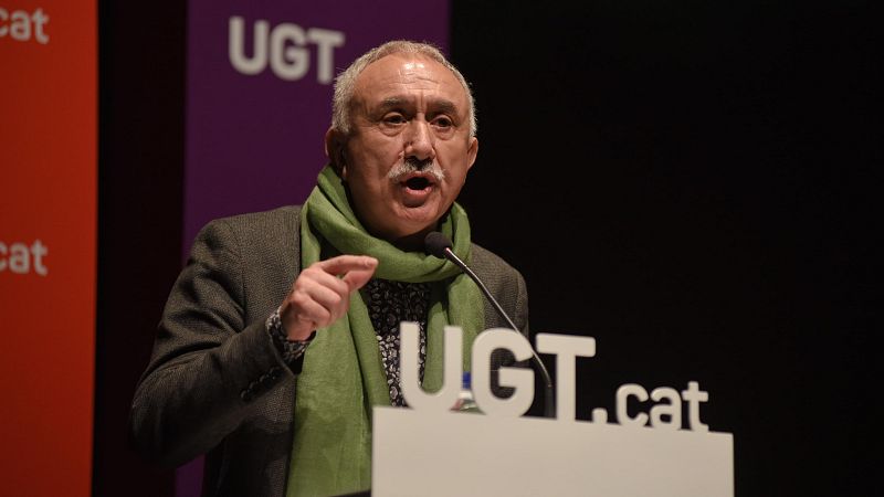 UGT llama a protestar el 2 de febrero contra la "antipolítica" - La hora de La 1 | Ver