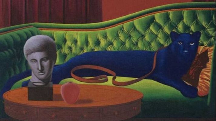 Los cuadros de Dis Berlin se funden con el universo de Almodóvar