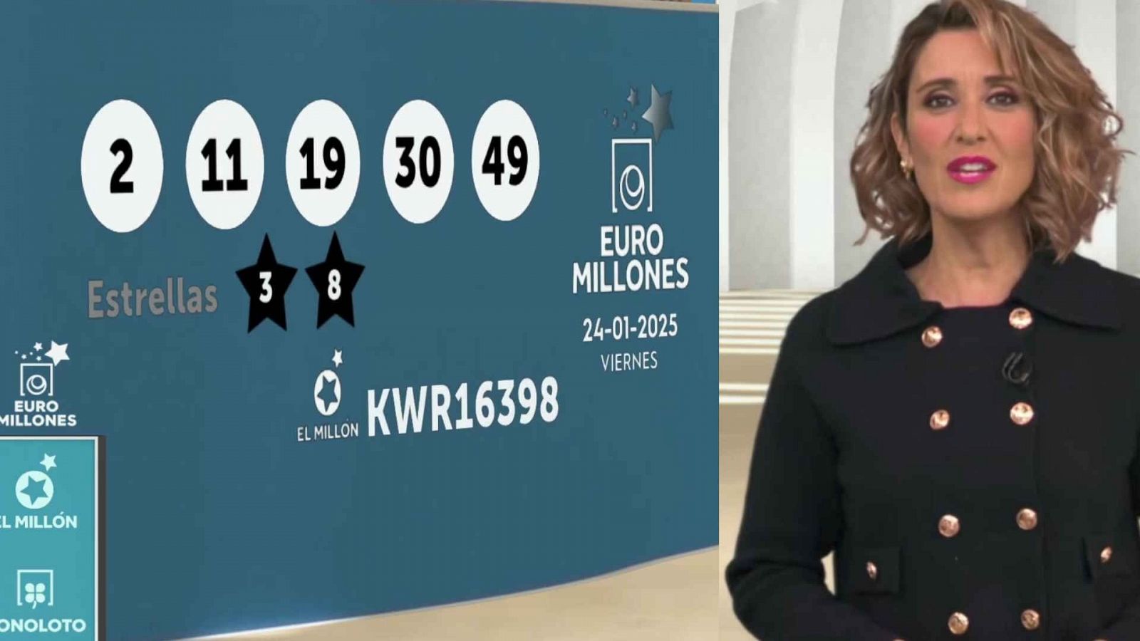 Sorteo de la Bonoloto y Euromillones del 24/01/2025 - ver ahora