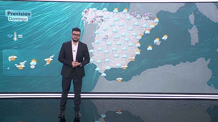 Intervalos de viento fuerte del oeste y suroeste en Alborán, y con rachas muy fuertes de madrugada en zonas del extremo norte