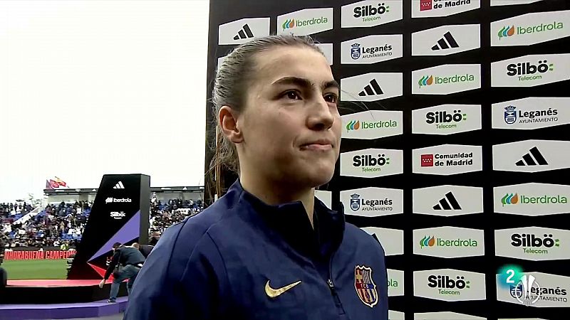 Patri Guijarro: "Ha sido un buen gol, qué mejor día que hoy" - Fútbol | Ver