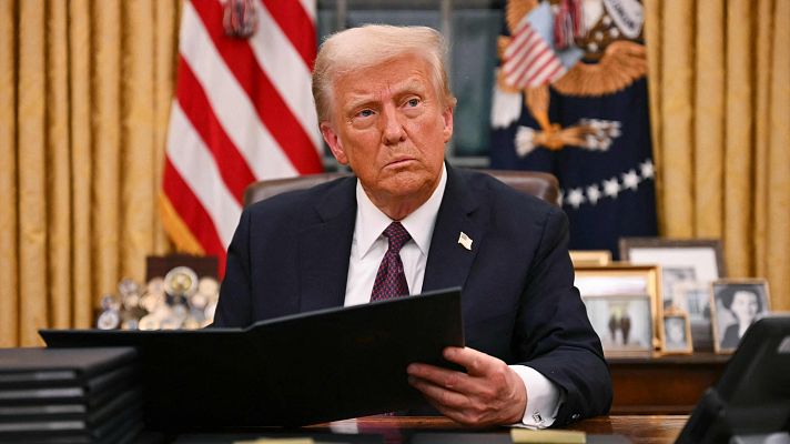 Telediario Fin de Semana - Oleada de órdenes ejecutivas en la primera semana de Trump en la Casa Blanca