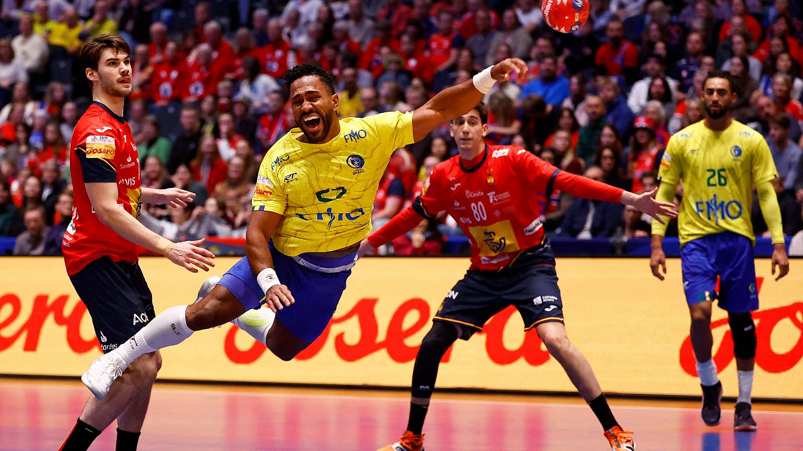 España - Brasil. Resumen del partido del Mundial de balonmano 2025