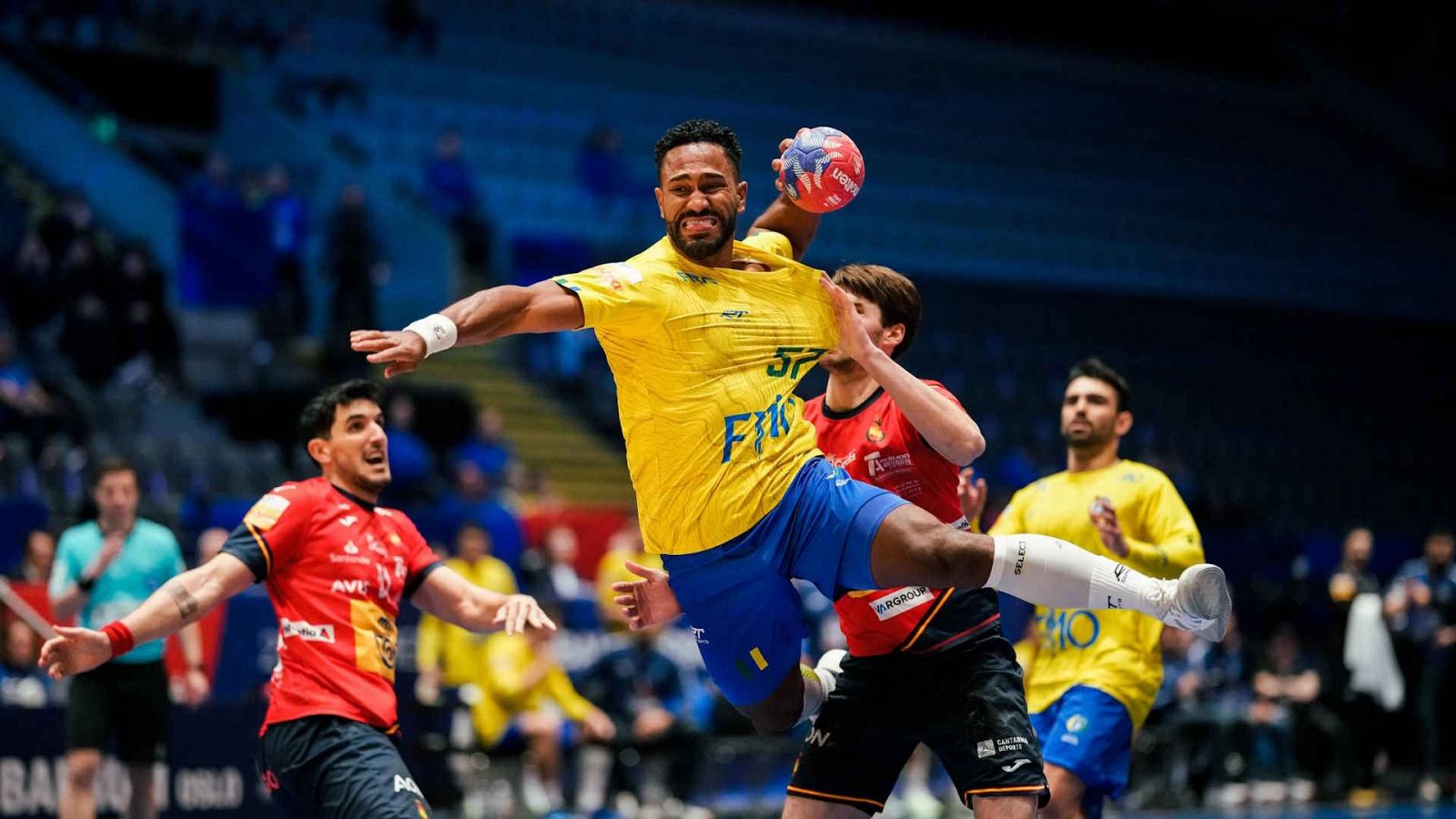 Balonmano - Campeonato del Mundo Masculino. Main Round: España - Brasil