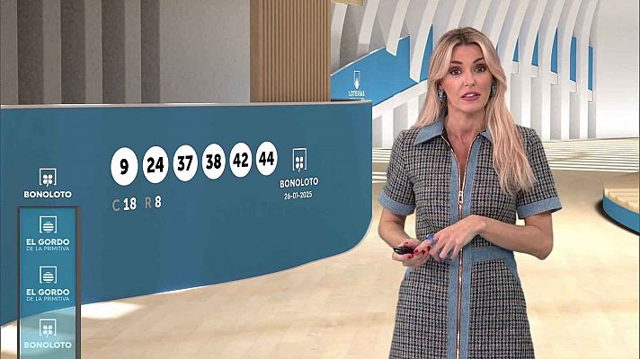 Loterías - Sorteo de la Bonoloto y El Gordo de la Primitiva del 26/01/2025