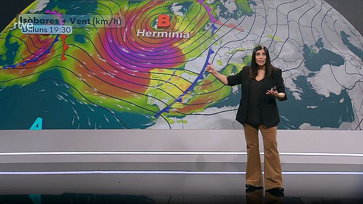 Borrasca Hermínia: vent, mala mar, pluja... i fred d'hivern