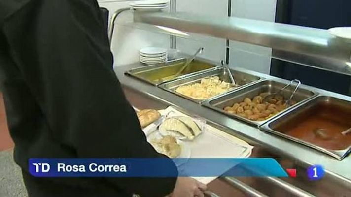 Telediario 1 - Los españoles engordamos entre dos y cinco kilos en Navidades