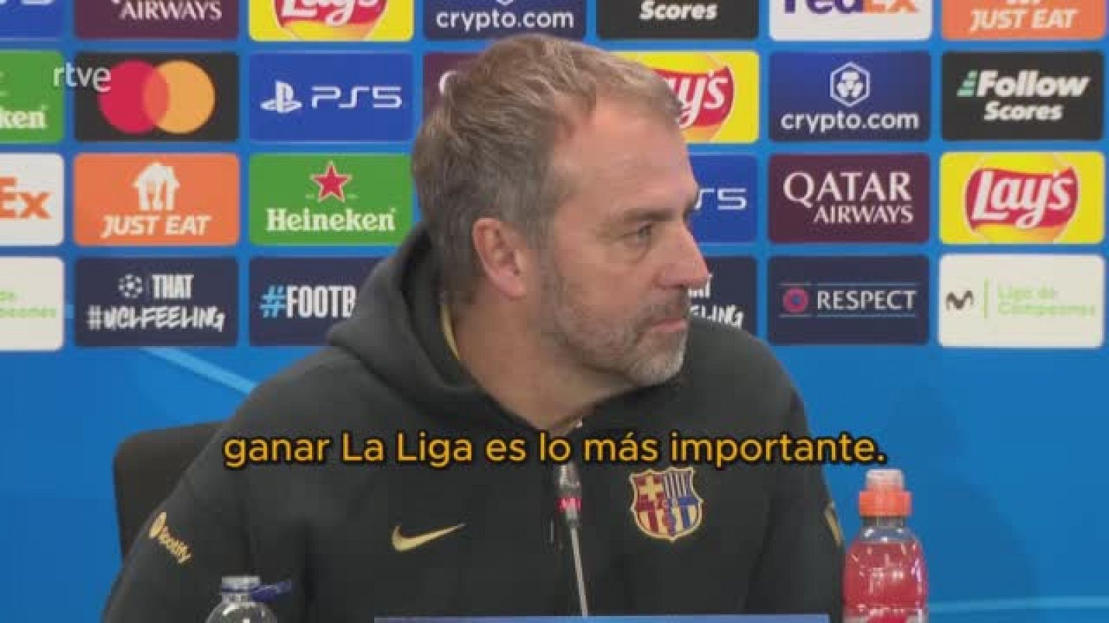 Hansi Flick: "Ganar la Liga es lo más importante"