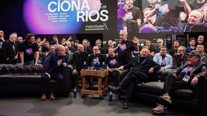 Los chefs de los 90, con Ferran Adrià a la cabeza, reciben su homenaje en Madrid Fusión