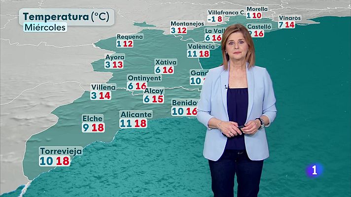 L'informatiu - Comunitat Valenciana - El tiempo en la Comunitat Valenciana - 28/01/2025