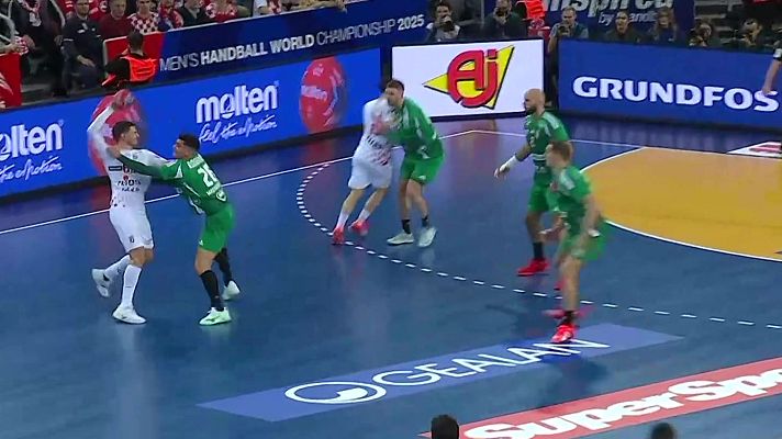 Mundiales de Balonmano - Campeonato del Mundo masculino.  1/4 final: Croacia - Hungría