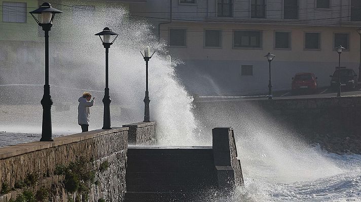 Precipitaciones, nevadas y fuertes vientos este jueves