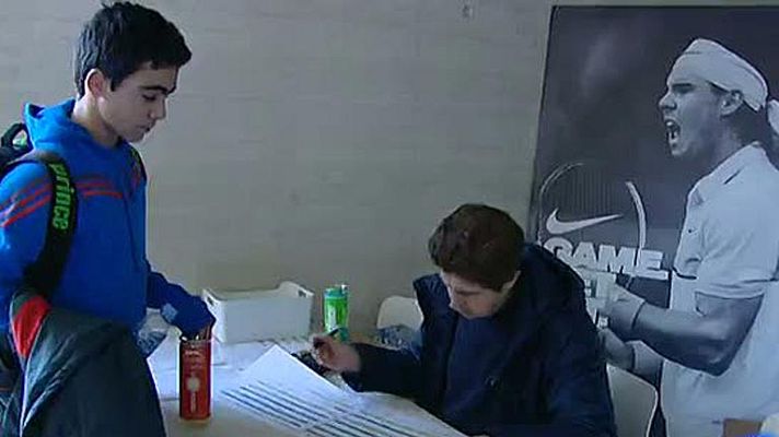 Telediario 1 - Los futuros grandes del tenis
