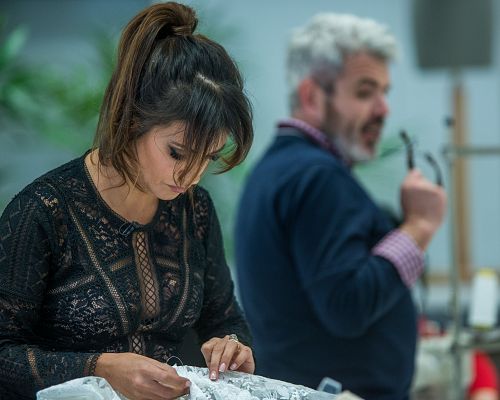 Maestros de la costura Celebrity - De dónde viene el mal rollo entre Mónica Cruz y Eduardo Navarrete