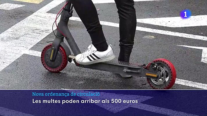 L'Informatiu - Les multes de la nova ordenança de circulació poden arribar als 500 euros