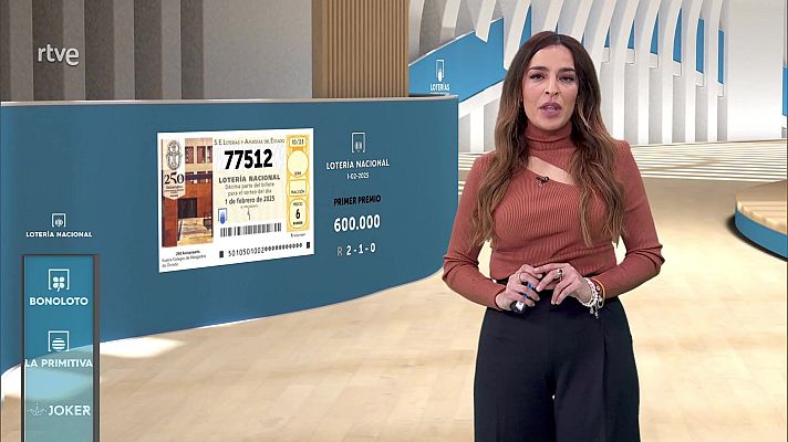 Loterías - Sorteo de la Lotería Nacional del 01/02/2025
