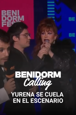 Yurena se cuela en el escenario del Benidorm Fest