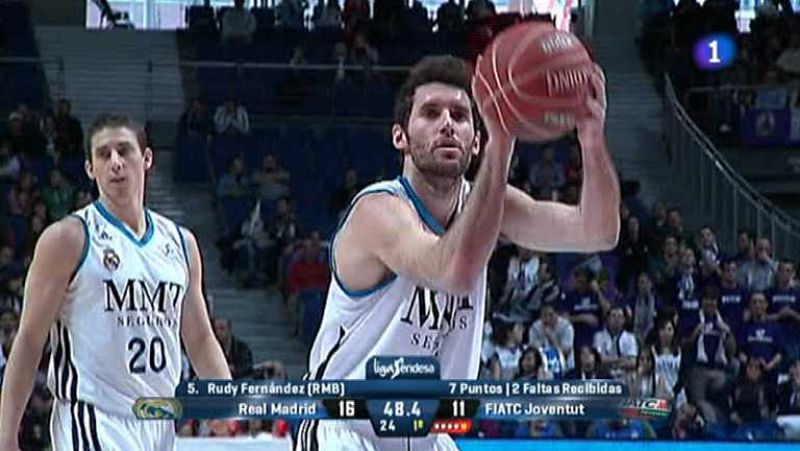 Baloncesto - Liga Endesa - Real Madrid-Fiat Joventut - ver ahora 
