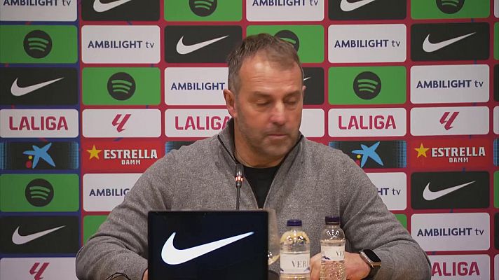 Fútbol - Flick no vio la derrota del Madrid: "Estaba durmiendo"