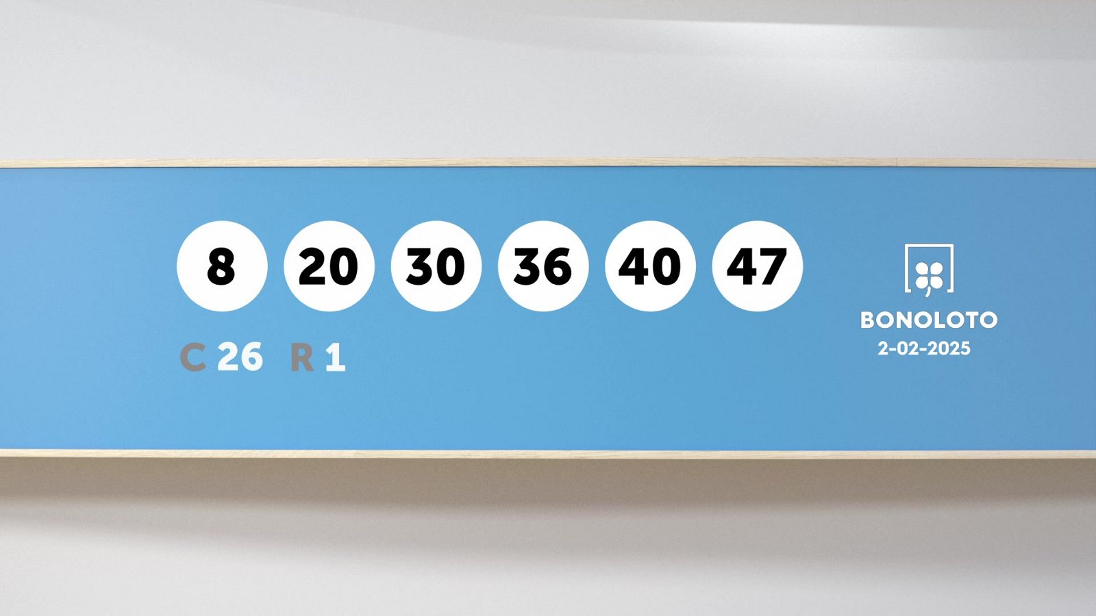 Sorteo de la Lotería Bonoloto del 02/02/2025 - Ver ahora