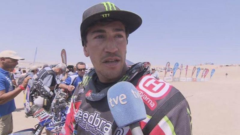 El piloto español de motos del equipo Husqvarna Joan Barreda ha asegurado tras la consecución de la segunda etapa del Rally Dakar que "es importante empezar así" y que tras la etapa del sábado en la que finalizó décimo "hoy tocaba atacar" y le ha sal