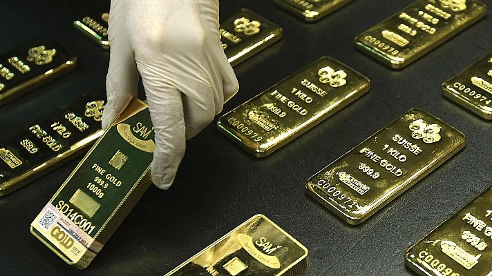 Telediario 1 - El precio del oro se dispara tras la amenaza de aranceles de Trump