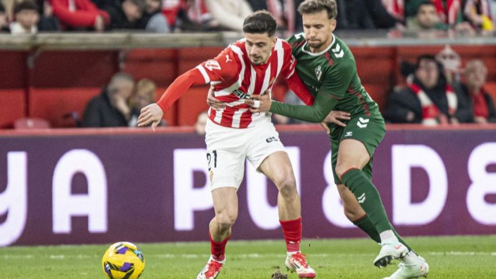 Sporting - Eibar: resumen del partido, 26ª jornada