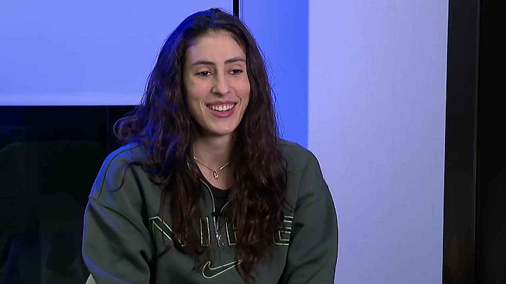 Baloncesto en RTVE - Entrevista a María Conde, jugadora del USK Praga