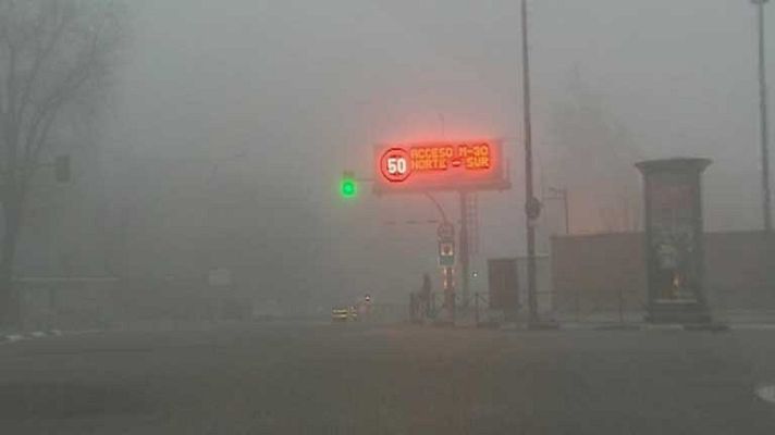 Telediario 1 - Niebla en la operación retorno